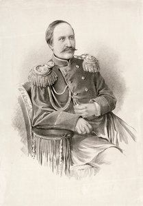 Graf Nikolai Ignatiev, russischer Soldat, Politiker und Diplomat (Stich) von School Russian