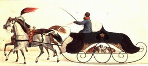 Pferdeschlitten von School Russian