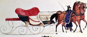 Pferdeschlitten