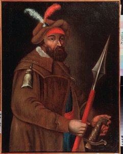 Porträt des Kosakenführers Yermak Timofeyevich