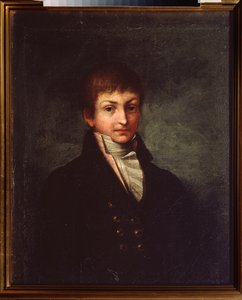 Porträt des Dichters Konstantin N. Batyushkov von School Russian
