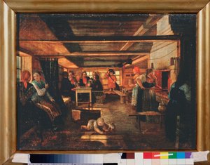Szene in einem Landhaus