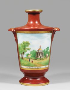 Vase, die einen Saporoger Kosaken darstellt, ca. 1825
