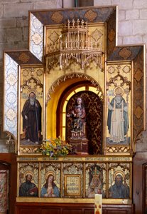 Einsiedelei (Ermita de Nuestra Señora de La Plaza). Innenraum. Altar