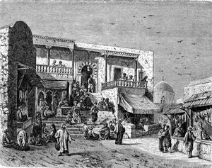 Maurisches Café in Sidi-Bou Said