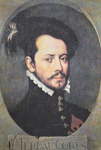 Porträt von Hernan Cortes