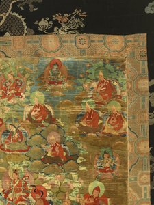 Detail des Dritten Panchen Lama Losan Penden Yeshe