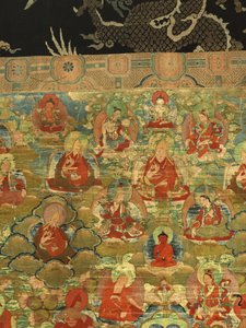 Detail des Dritten Panchen Lama Losan Penden Yeshe