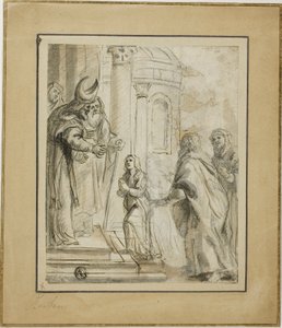 Darstellung der Jungfrau von School of Peter Paul Rubens