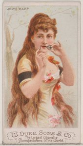Maultrommel, aus der Serie Musikinstrumente N82 für Duke-Zigaretten von Schumacher and Ettlinger