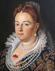 Porträt von Bianca Cappiello, Ehefrau von Francesco I. de Medici von Scipione (1550 98) Pulzone