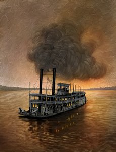 Mississippi-Dampfschiff, 2015 von Scott McKowen