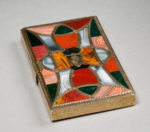Kartenetui, ca. 1850