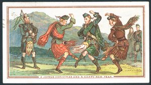 Schottische Weihnachtskarte