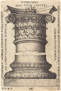 Kapital und Basis einer Säule