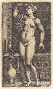 Kleopatra stehend von Sebald Beham