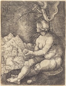 Eva sitzend
