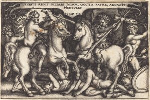 Herkules und Iole von Sebald Beham