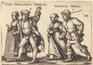 März und April von Sebald Beham