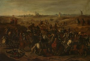 Das Gefecht zwischen Kürassieren, 5. Februar 1600, auf der Vughterheide von Sebastiaen Vrancx (after)