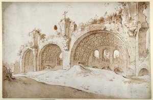 Die Basilika von Konstantin und Maxentius