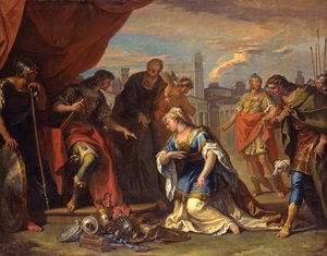 Die Enthaltsamkeit des Scipio, ca. 1708-1710