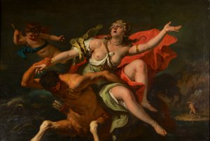 Die Vergewaltigung von Deineira von Sebastiano Ricci