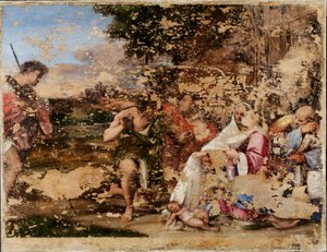 Anbetung der Hirten (nach der Reinigung, vor der Restaurierung) 1510 von Sebastiano del Piombo