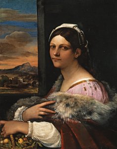 Bildnis einer jungen Römerin von Sebastiano del Piombo