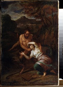Pan und die Nymphe Syrinx