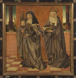 Die Heiligen Klara und Elisabeth