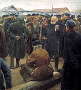 Bei der Gemeindesitzung auf dem Land, 1893