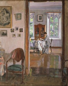 In einem Haus, 1910 von Sergei Arsenevich Vinogradov