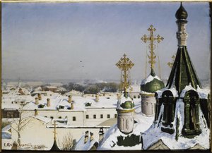 Blick aus dem Fenster der Moskauer Schule für Malerei, Bildhauerei und Architektur von Sergei Ivanovich Svetoslavsky