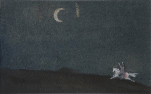 Illustration zu Die Geschichte der toten Prinzessin und der sieben Ritter von Sergei Vasilievich Malyutin