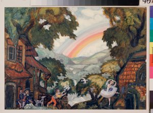 Dekor für das Ballett "Giselle ou les Wilis" von Adolphe Adam
