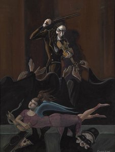 Paganini. Entwurf für das Ballett Paganini von Sergei Rachmaninoff von Sergei Yurievich Sudeykin