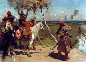 An der Grenzwache von Moskau