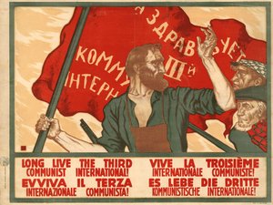 Es lebe die Dritte Kommunistische Internationale, 1920 von Sergey Ivanovich Ivanov