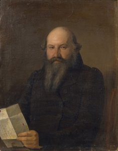 Porträt von Osip Mikhaylovich Senkov von Sergey Konstantinovich Zaryanko
