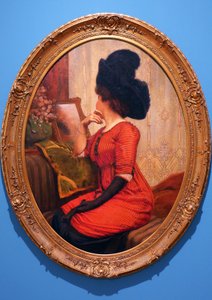 Die Frau in Rot