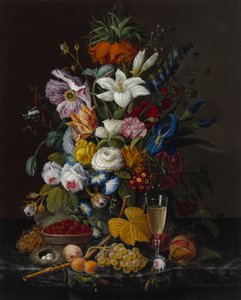 Viktorianischer Blumenstrauß, ca. 1850-55