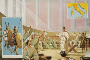 Bedrohung durch die Sabiner von Severino Baraldi