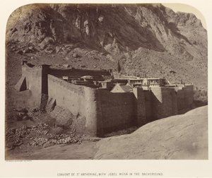 Kloster St. Katharina, mit Jebel Musa im Hintergrund