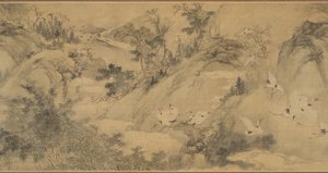 Hundert Kraniche 百鶴圖