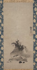 Haboku Flung-Tusche Landschaft von Shugetsu Tokan