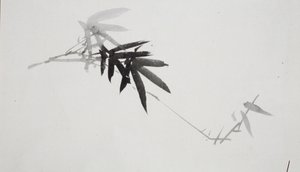 Blumenstudien [eines von einem Paar] von Shibata Zeshin