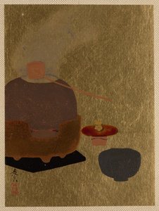 Teeceremonie-Ausrüstung von Shibata Zeshin
