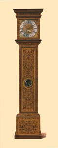 Uhr mit dunkler Marketerie, 1905