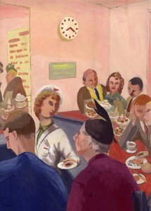 Café-Interieur, London von Shirley Markham
